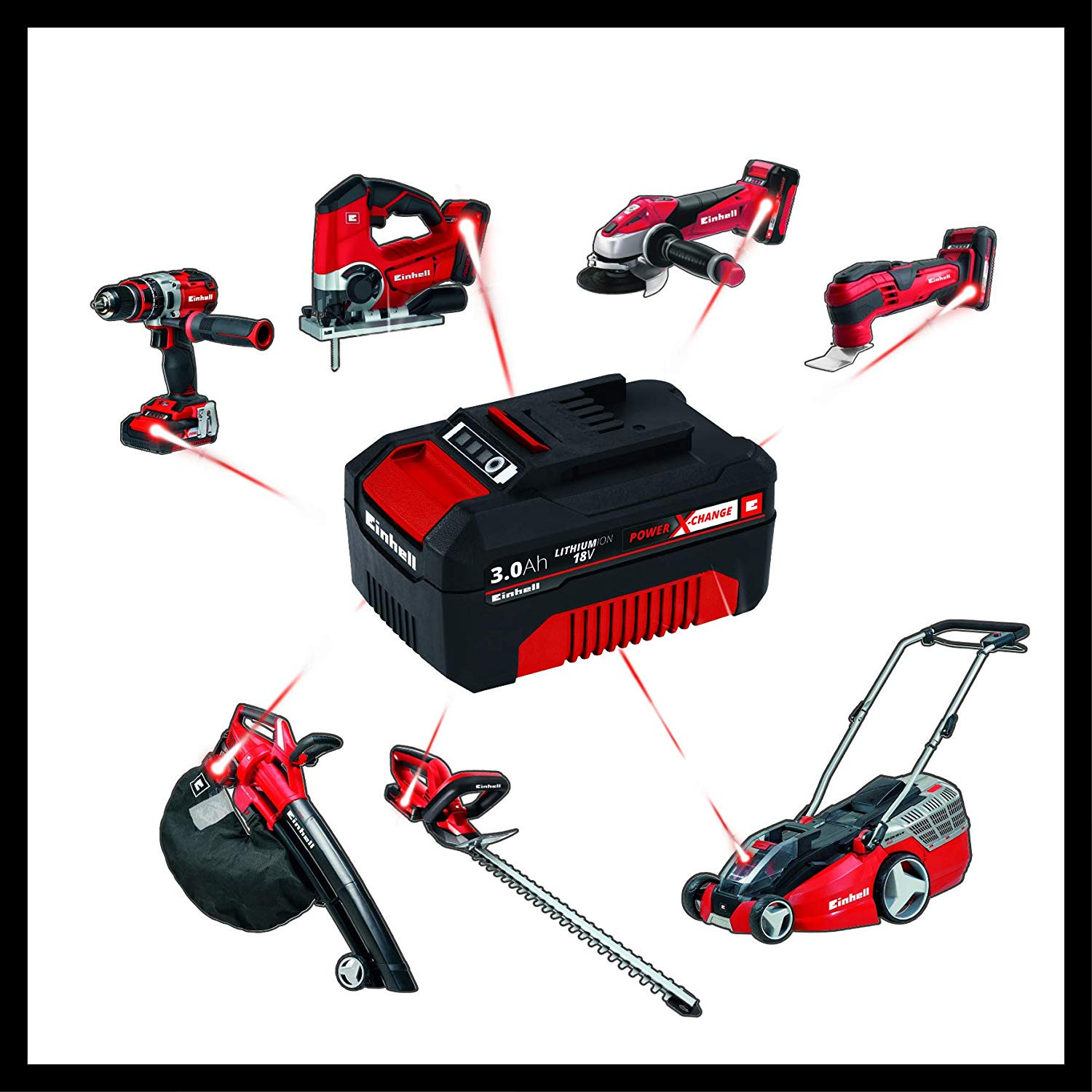 Einhell Starter Kit Power X Change Double Chargeur Rapide V X