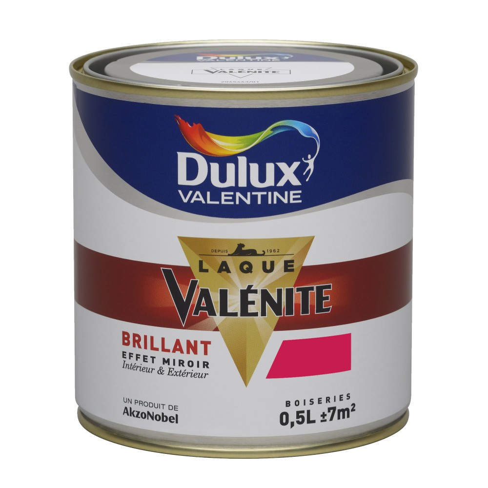 DULUX VALENTINE Peinture laque boiserie Valénite rouge madras brill