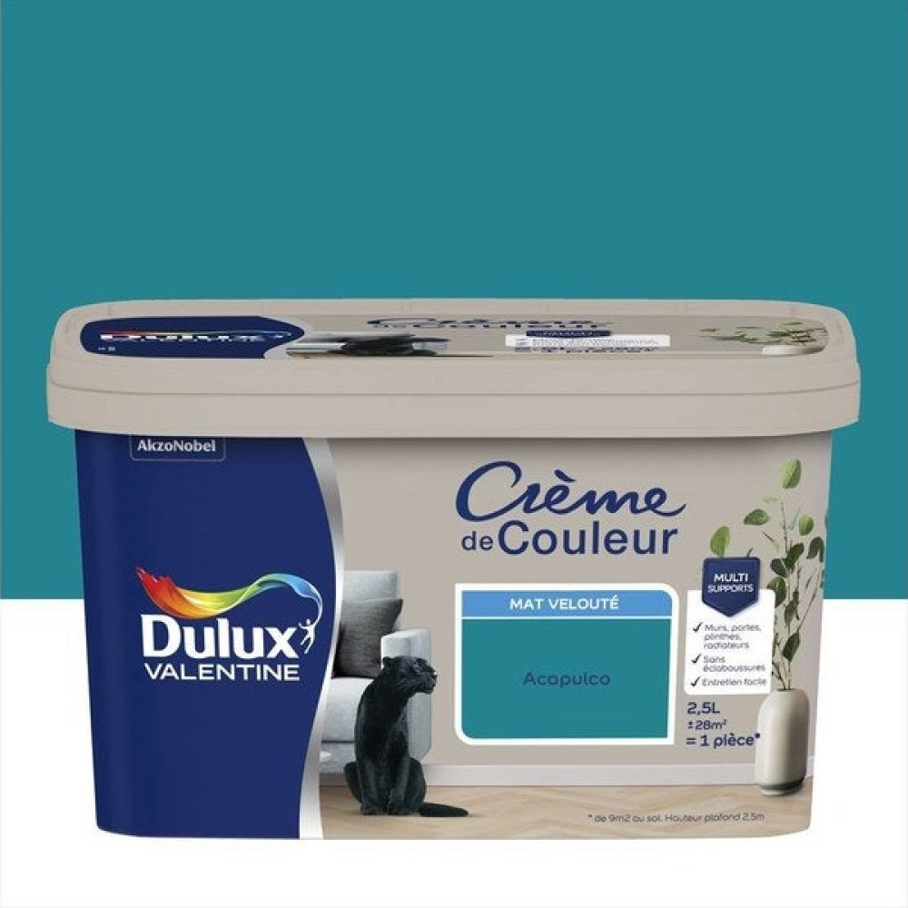 Dulux Valentine Peinture Acapulco Pour Mur Et Boiserie Cr Me De Cou