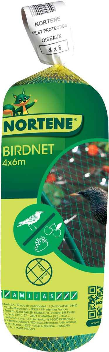 Nortene Filet De Protection Oiseaux Birdnet X M Vert