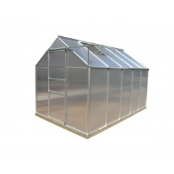 Serre de jardin en aluminium – 6,03 m² – Isolation et ventilation optimales de marque HABRITA, référence: J4222000