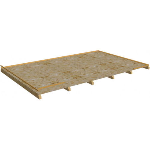 Plancher pour Abri Baron 20 m² – Compatible BA4050.02N – Panneaux de Particules 12 mm - HABRITA