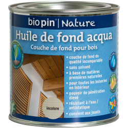 Huile de fond aqua 0,375 L - Incolore de marque Biopin Nature, référence: B5245300