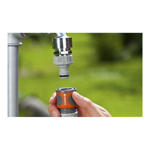 Raccord de tuyau avec vanne de régulation Gardena 2819-20 - Outils Pro