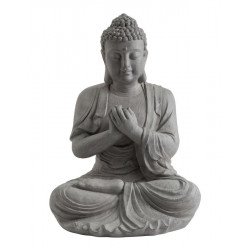 Statue décorative BUDDHA en fibre de verre et argile - 60 cm de marque NORTENE , référence: J5304500