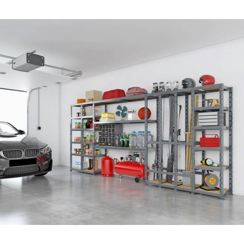 Rangement de garage, étagère de rangement d'outils, organisation de garage,  organisation de garage, organise jusqu'à 40 outils à long manche