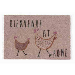 Tapis abrité brossant - girly poulette - 60x40 cm de marque Coryl, référence: B5551800