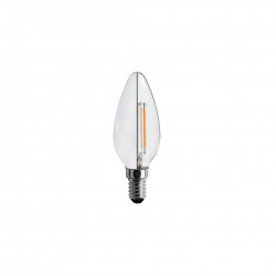 Ampoule LED-S19 Filament Flamme opaque C37 - E14 - 4W - 360° - 2 700K - 400Lm - 3 pcs de marque FOXLIGHT, référence: B5686800