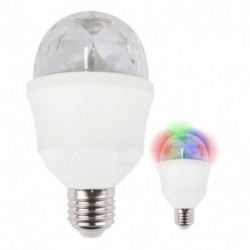 Ampoule LED E27 3W Disco rotative RGB 360° de marque FOXLIGHT, référence: B5689900
