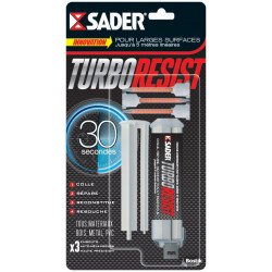 Colle réparation Turbo resist SADER, 10 g - Sader