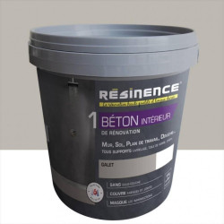 Enduit Béton RESINENCE, Gris galet 4kg de marque RESINENCE, référence: B5829800