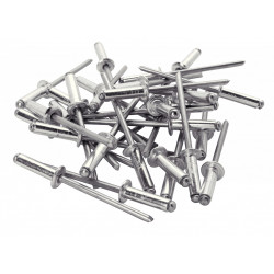 Lot de 50 rivets aluminium Diam.4 x H.12 mm RAPID de marque RAPID, référence: B5934100