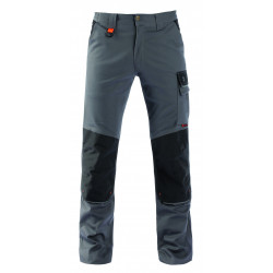 Pantalon de travail KAPRIOL Tenere pro gris / noir taille L de marque KAPRIOL, référence: B5969400