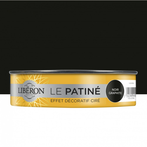 Patine LIBERON noir graphite Patiné satiné 150 ml - LIBERON