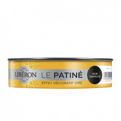 Patine LIBERON noir graphite Patiné satiné 150 ml - LIBERON