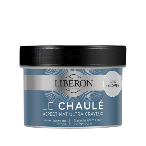 Peinture meuble et boiserie Effet chaulé LIBERON gris colombe Chaulé mat 250 ml - LIBERON