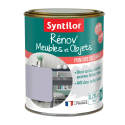 Peinture meuble et boiserie Rénov' SYNTILOR mauve chic mat 250 ml - SYNTILOR