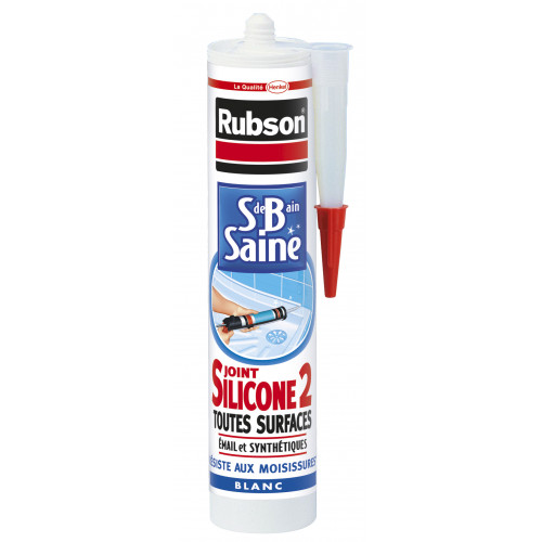 Silicone Bain et cuisine RUBSON, blanc, 280 ml