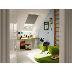 Store VELUX occultant manuel beige DKL S06 - VELUX