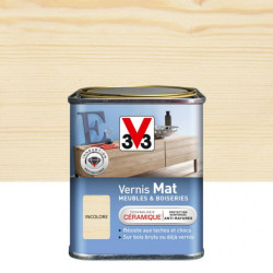 Vernis meuble et objet V33, incolore mat, 0.25l de marque V33, référence: B6158100
