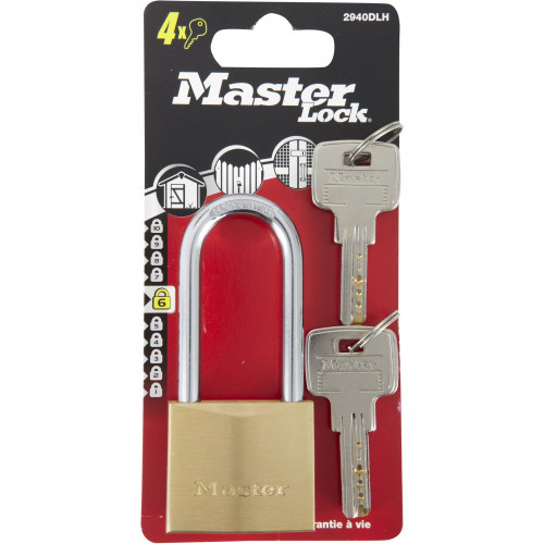 Master Lock Cadenas à clé MASTERLOCK laiton, l.40 mm