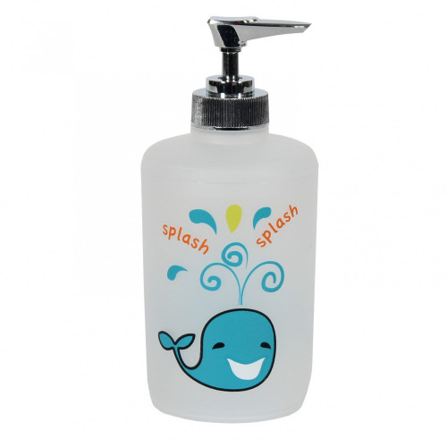 Distributeur de savon Splash, bleu atoll 4, gris gris 1, jaune anis 3, orange fu - Centrale Brico