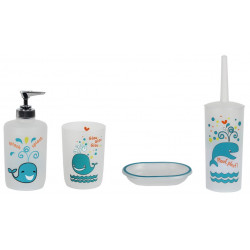 Distributeur de savon Splash, bleu atoll 4, gris gris 1, jaune anis 3, orange fu - Centrale Brico