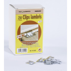 Lot de 250 clips + clous pour lambris bois de marque GAH ALBERTS, référence: B6553200