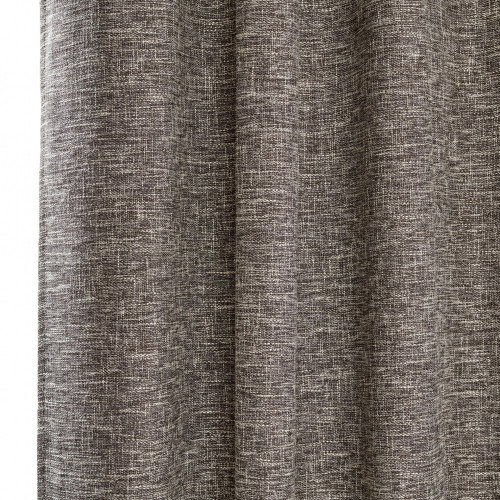 Rideau tamisant, Whool anthracite l.140 x H.260 cm - Centrale Brico