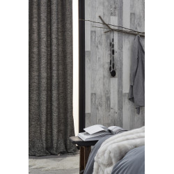 Rideau tamisant, Whool anthracite l.140 x H.260 cm - Centrale Brico