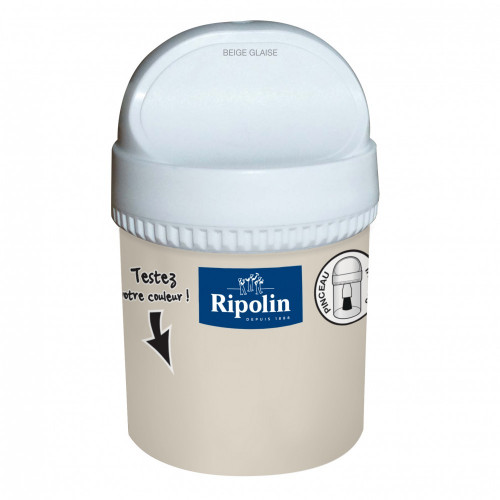 Testeur peinture beige glaise mat RIPOLIN Murs et boiseries 0.075 l - RIPOLIN