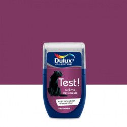 Testeur peinture Crème de couleur crème de cassis satin 30 mL - DULUX VALENTINE de marque DULUX VALENTINE, référence: B6701500