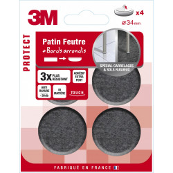 Lot de 4 patins en feutre 3M de marque 3M, référence: B6306200