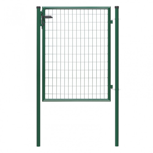 Portillon grillagé Eco l.105 x H.125 cm, vert - DIRICKX