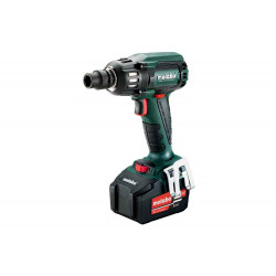 Boulonneuse à chocs 18 V SSW 18 LTX 400 BL - 2 x 5,2 Ah Li-Power, ASC 55, coffret metaBOX de marque Metabo, référence: B6785300