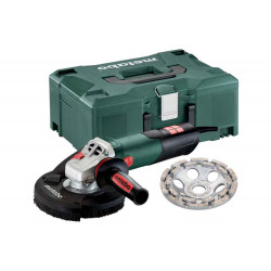 Meuleuse de rénovation RSEV 17-125 - Coffret Metabox + capot d'aspiration meule boisseau diamantée de marque Metabo, référence: B6808500