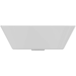 Vasque Connect Air carré à poser - 40 x 40 cm - grès fin blanc - sans trop-plein de marque Ideal Standard, référence: B6875000