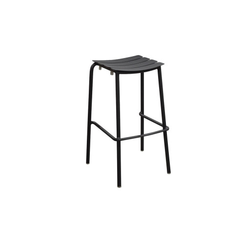 Tabouret de jardin haut empilable Perfect - graphite 50 x 79 x 46 cm - PROLOISIRS