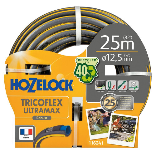 Tuyau d'arrosage de 25m diamètre 15mm Tricoflex ULTRAFLEX - HOZELOCK