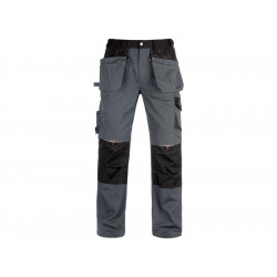 Pantalon De Travail Multipoche Vittoria Pro Gris / Noir Taille XXXL - KAPRIOL