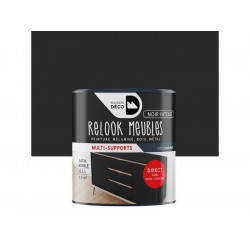 Peinture Pour Meuble Relook Maison Deco Noir  Satiné 0.5 L de marque MAISON DECO, référence: B7434800