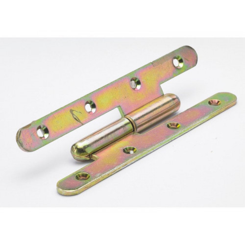 Paumelle gauche Acier Pour Fenêtre Hettich, L.95x45mm - HETTICH