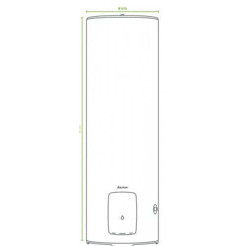 Chauffe-eau électrique vertical sur socle 300 L Bajawa - SAUTER