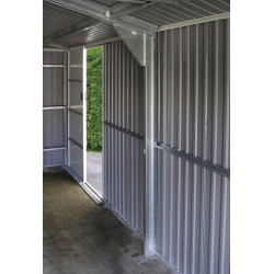 Garage métal GRANDE HAUTEUR - 19,95m² x H. 2,60 m - Anthracite - Duramax