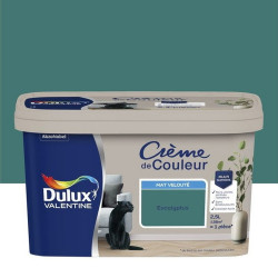 Peinture eucalyptus pour mur et boiserie Crème de couleur mat 2.5 l - DULUX VALENTINE