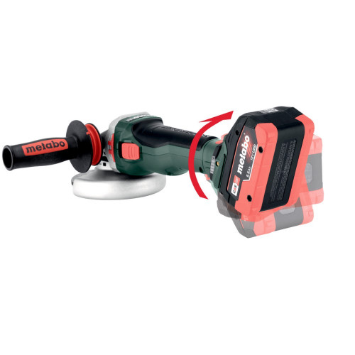 Meuleuse 125 mm 18 V WB 18 LTX BL 15-125 (sans batterie ni chargeur), coffret - Metabo