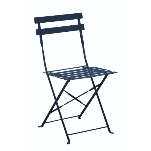 Lot De 2 Chaises Cuba Pliantes - Bleu - PROLOISIRS