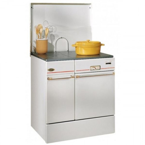 Cuisinière à bois - 240162BLANC - Godin