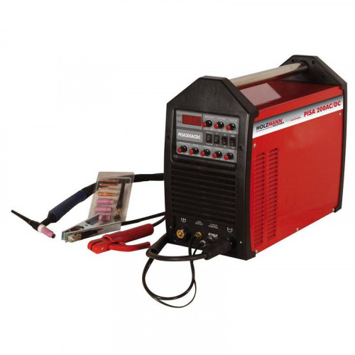 Poste à souder WIG/TIG INVERTER (PULSE) 230V - 6 Kva - 200A - Holzmann