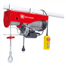 Palan électrique 1600 W - 230 V - charge max 1000 kg de marque Holzmann, référence: B8302000